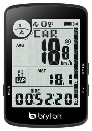 Cyklopočítač Bryton Rider 17 E