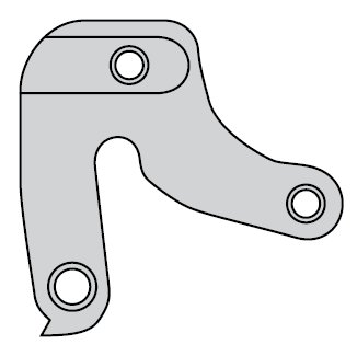 Držiak prehadzovača 027 DH-020 R