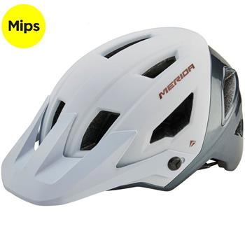 Prilba Merida Trailbanger Mips bielo-šedá