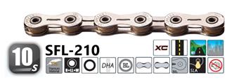 Reťaz Yaban SFL210 116L QF10 strieborná