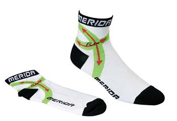 Ponožky Merida 344 Flex-Stay biele L