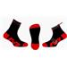 Ponožky Merida červeno-čierne