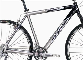 Rám Crossway SE 55cm strieborno-čierny